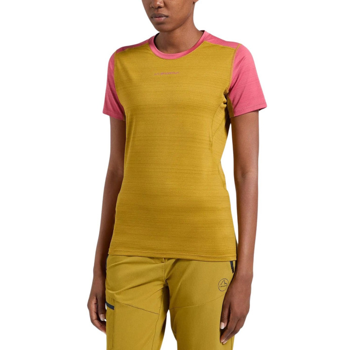 Koszulka La Sportiva Sunfire T-Shirt Women savana/rosebay