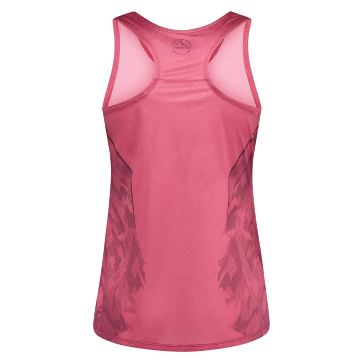 Koszulka La Sportiva Pacer Tank Women rosebay/redwood