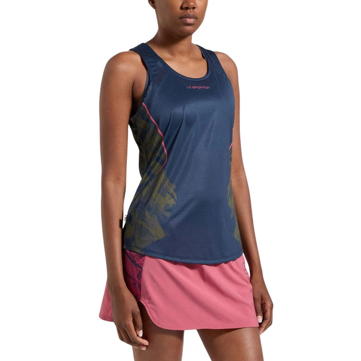 Koszulka La Sportiva Pacer Tank Women night sky/rosebay