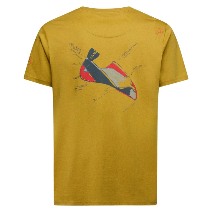 Koszulka La Sportiva Mantra T-Shirt Men savana/mountain red