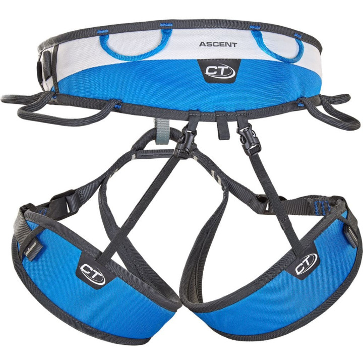 Uprząż CLIMBING TECHNOLOGY Ascent blue/silver/grey