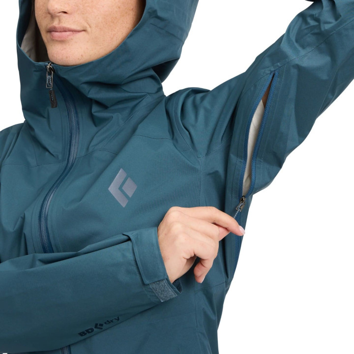 Kurtka BLACK DIAMOND Fineline Stretch Shell Women midnight blue