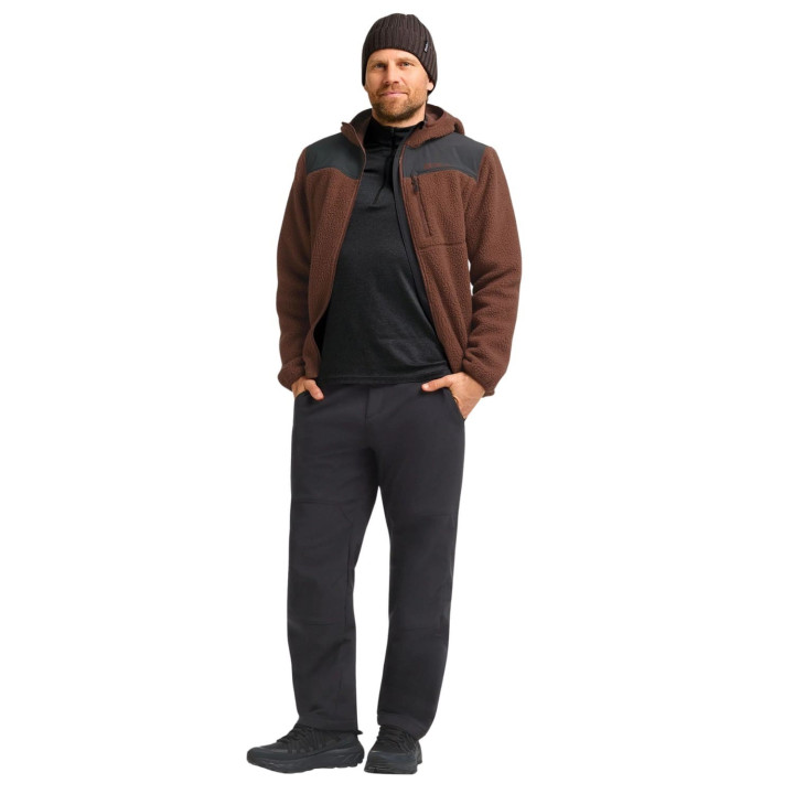 Bluza polarowa JACK WOLFSKIN Kammweg Pile Fz Men hot choc