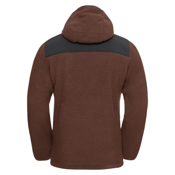 Bluza polarowa JACK WOLFSKIN Kammweg Pile Fz Men hot choc
