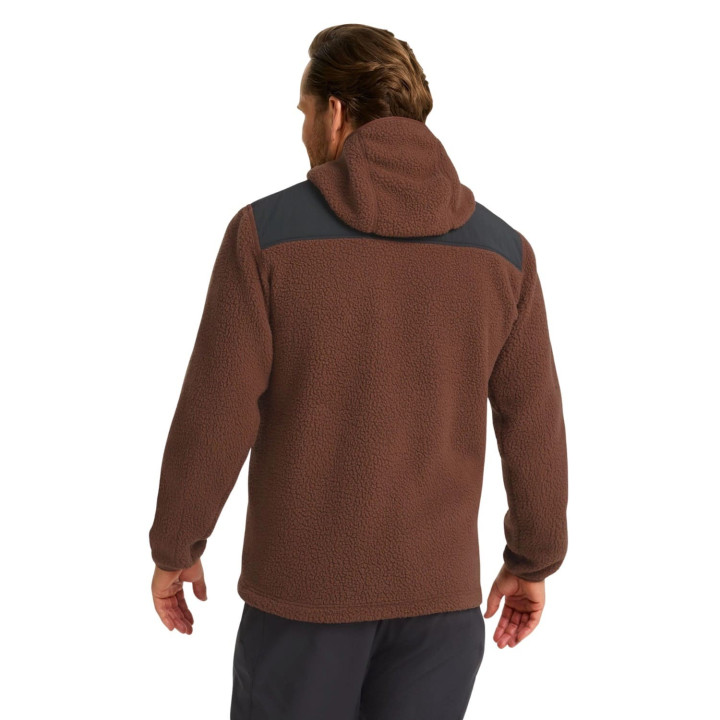 Bluza polarowa JACK WOLFSKIN Kammweg Pile Fz Men hot choc