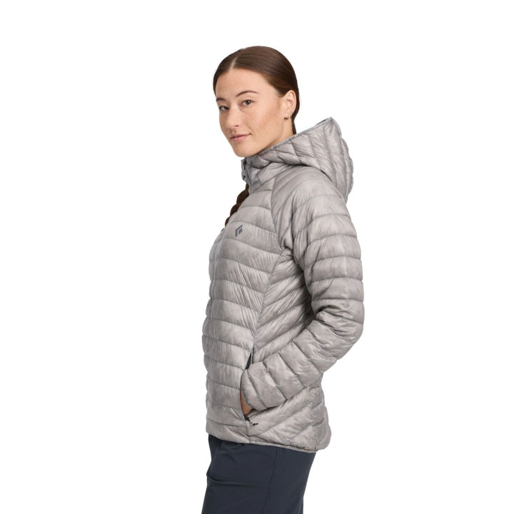 Kurtka BLACK DIAMOND Women's Deploy Down 0.5 Full Zip Hoody pewter