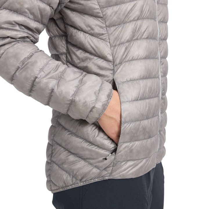 Kurtka BLACK DIAMOND Women's Deploy Down 0.5 Full Zip Hoody pewter