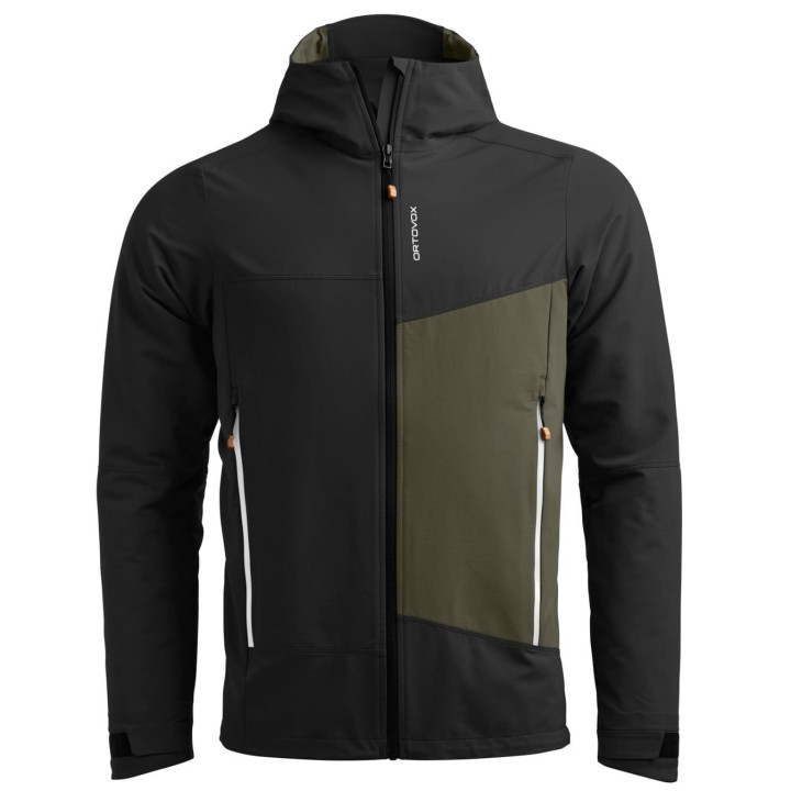 Bluza ORTOVOX Seceda Softshell Men black raven