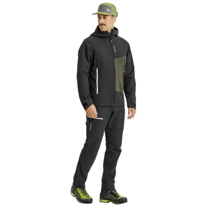 Bluza ORTOVOX Seceda Softshell Men black raven