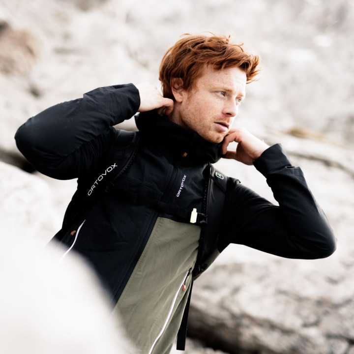 Bluza ORTOVOX Seceda Softshell Men black raven