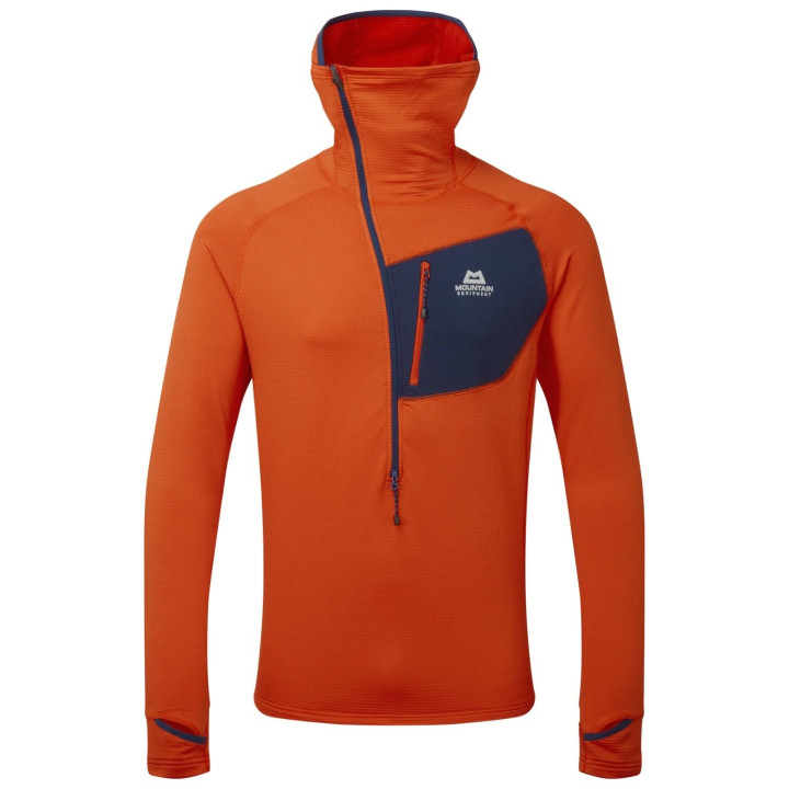 Bluza MOUNTAIN EQUIPMENT Eclipse Hooded Zip T magma/medieval