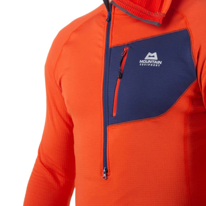 Bluza MOUNTAIN EQUIPMENT Eclipse Hooded Zip T magma/medieval