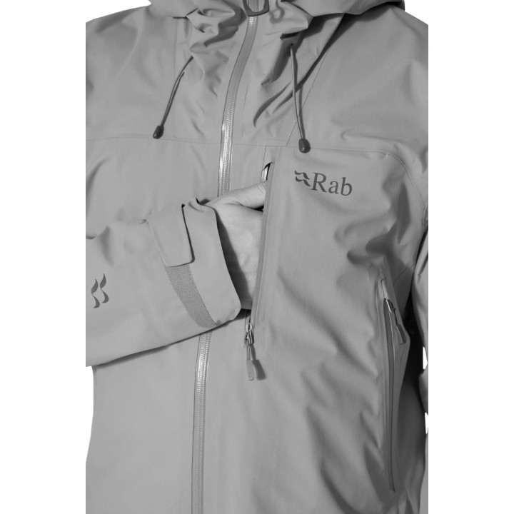 Kurtka RAB Firewall Mountain Waterproof Jacket Men black