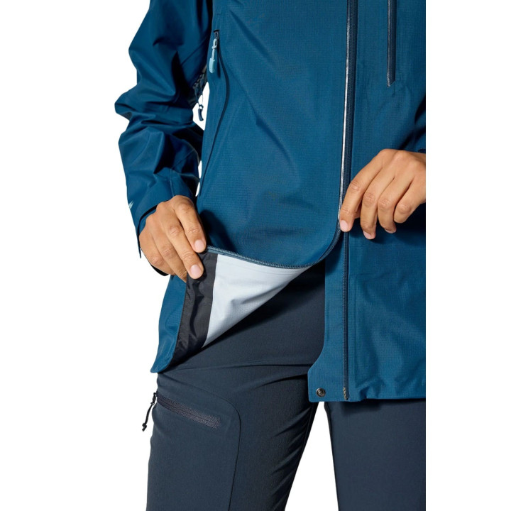 Kurtka RAB Firewall Mountain Waterproof Jacket Women tempest blue