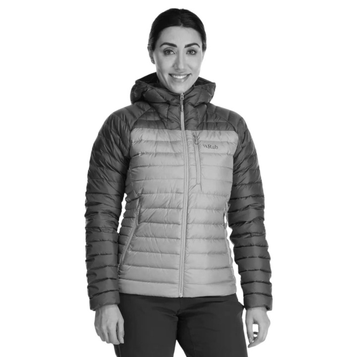 Kurtka puchowa RAB Microlight Alpine Down Women black