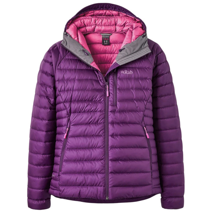 Kurtka puchowa RAB Microlight Alpine Down Women mulberry