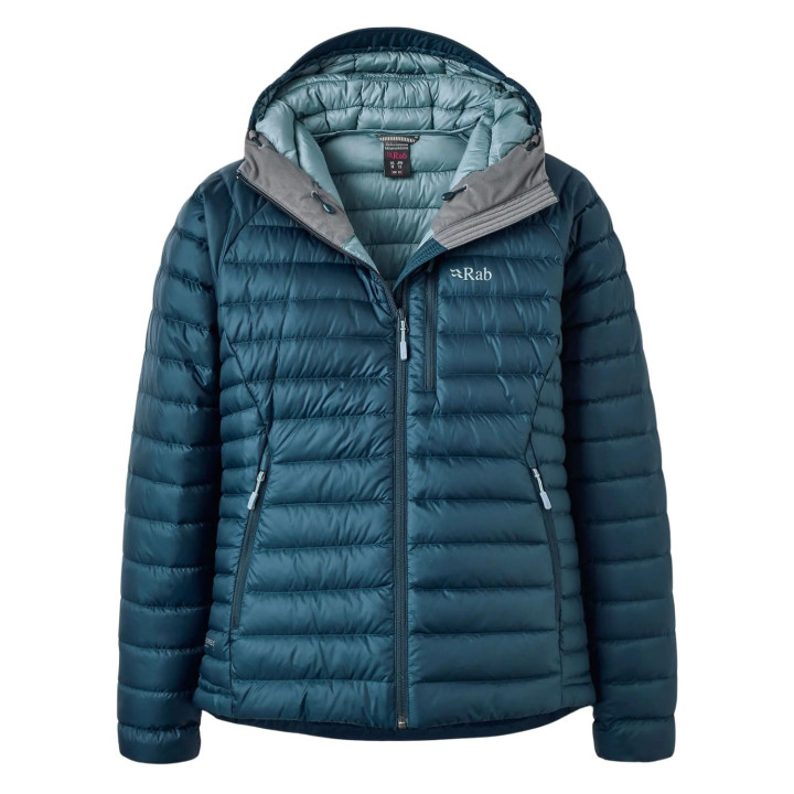 Kurtka puchowa RAB Microlight Alpine Down Women tempest blue