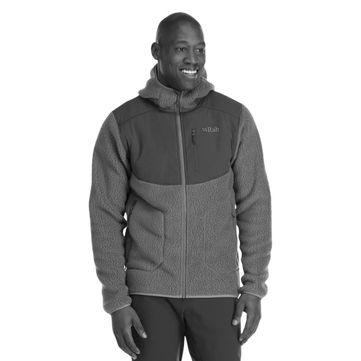 Bluza polarowa RAB  Outpost Hoody beluga