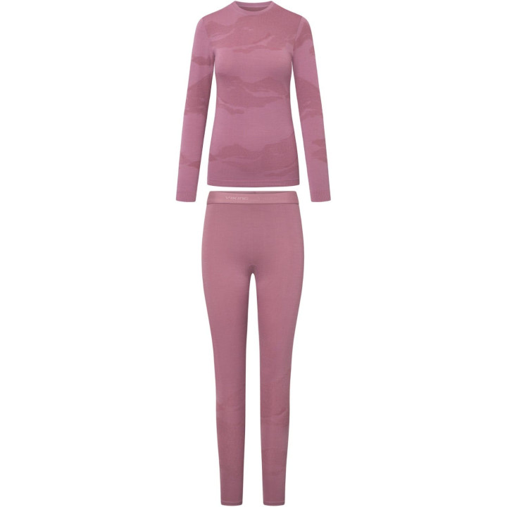 Zestaw bielizny damskiej VIKING Gasher Lady Set Merino pink