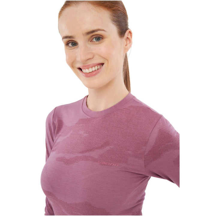 Zestaw bielizny damskiej VIKING Gasher Lady Set Merino pink