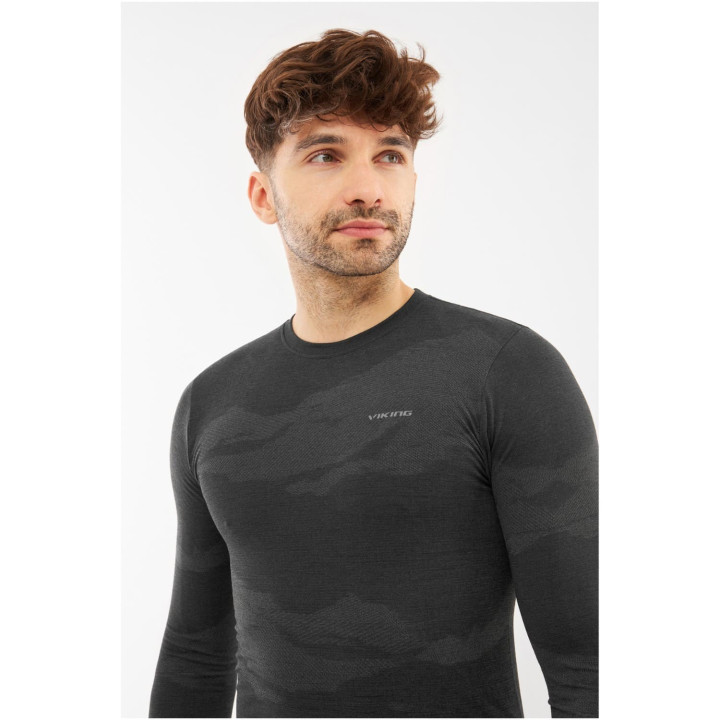 Zestaw bielizny męskiej VIKING Gasher Set Merino black