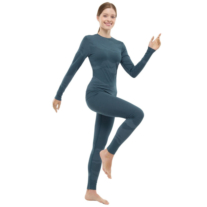 Zestaw bielizny damskiej VIKING Gasher Lady Set Merino turquise
