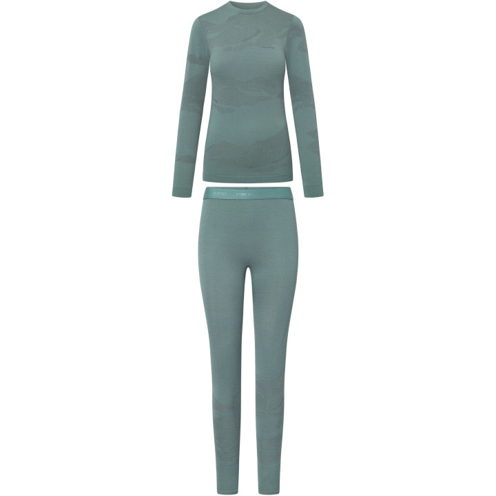 Zestaw bielizny damskiej VIKING Gasher Lady Set Merino green