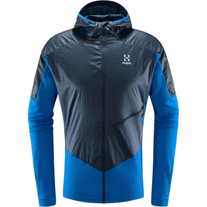 Bluza HAGLOFS L.I.M HYBRID HOOD MEN storm blue/tarn blue