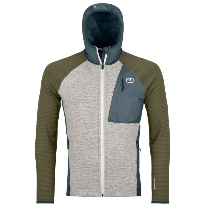 Bluza ORTOVOX GP Classic Knit Hoody dark arctic grey