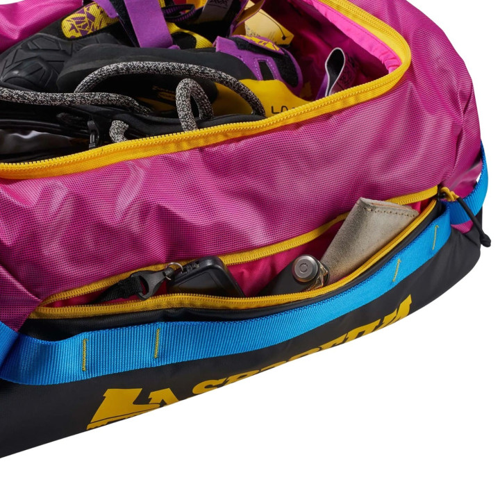 Torba podróżna La Sportiva Nomad 40 Duffel Bag fucsia/yellow