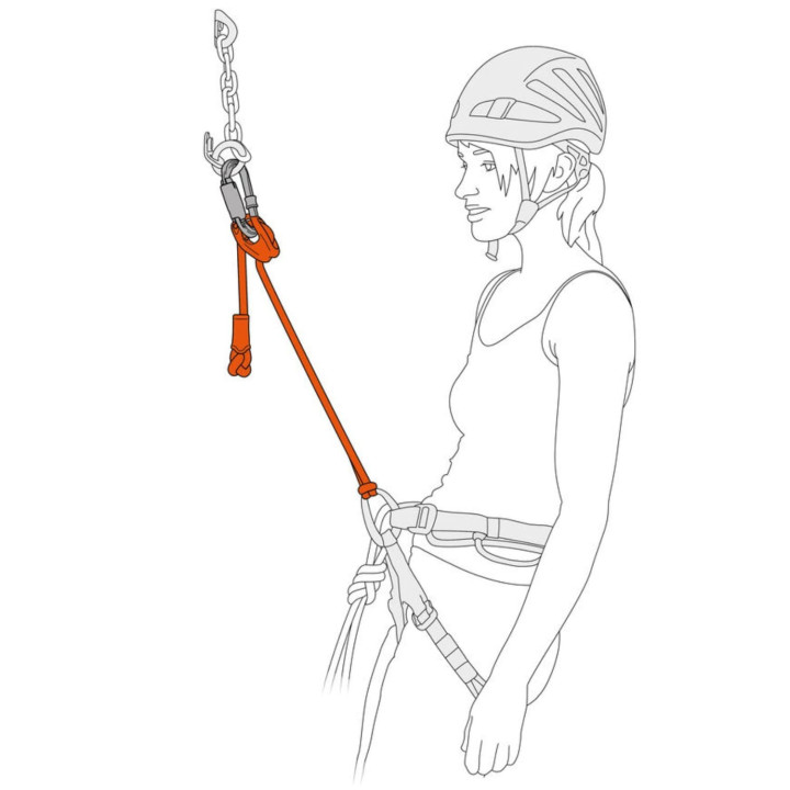 Pojedyncza lonża regulowana PETZL Connect Adjust