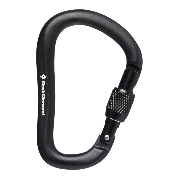 Karabinek BLACK DIAMOND Rocklock Screwgate black