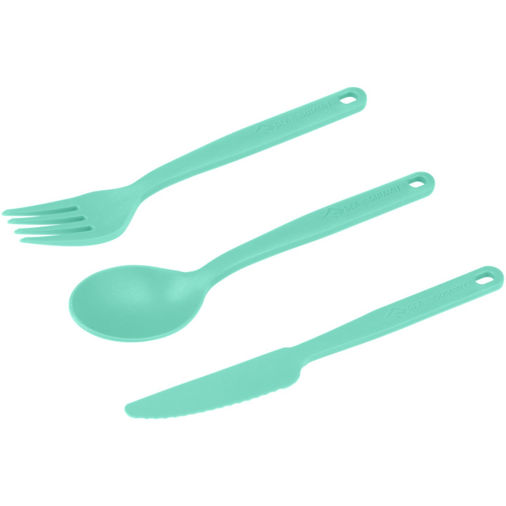 Zestaw sztućców SEA TO SUMMIT Camp Cutlery Set [3 Piece] cabbage