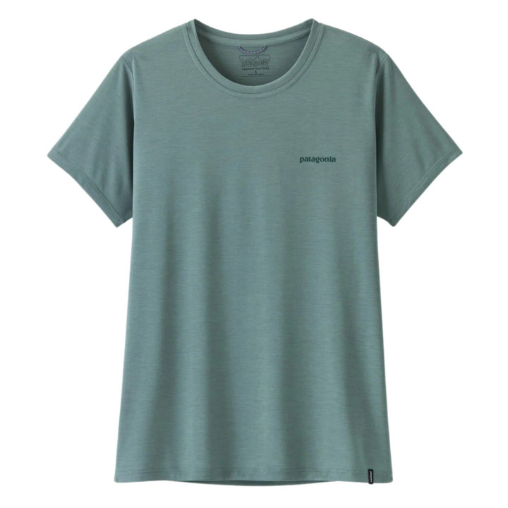 Koszulka PATAGONIA W\'s Capilene® Cool Daily Shirt Boardshort Logo blue sage - light blue sage x-dye