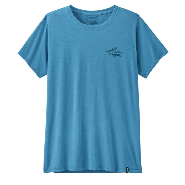 Koszulka PATAGONIA W's Capilene® Cool Daily Shirt Cloud Crag shore blue - light shore blue x-dye