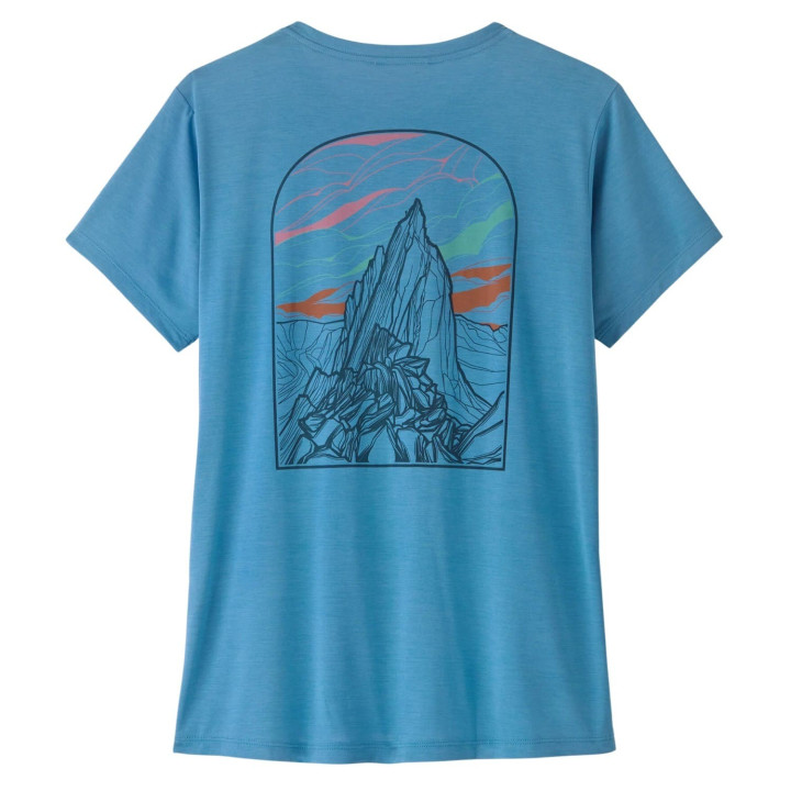 Koszulka PATAGONIA W's Capilene® Cool Daily Shirt Cloud Crag shore blue - light shore blue x-dye