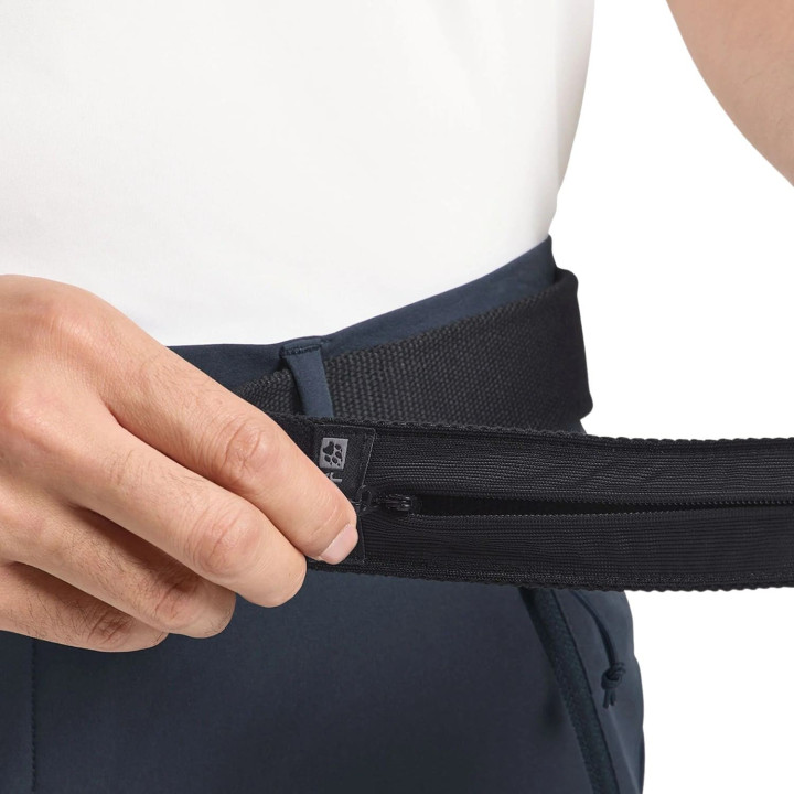 Pasek ze skrytką JACK WOLFSKIN Hidden Belt black