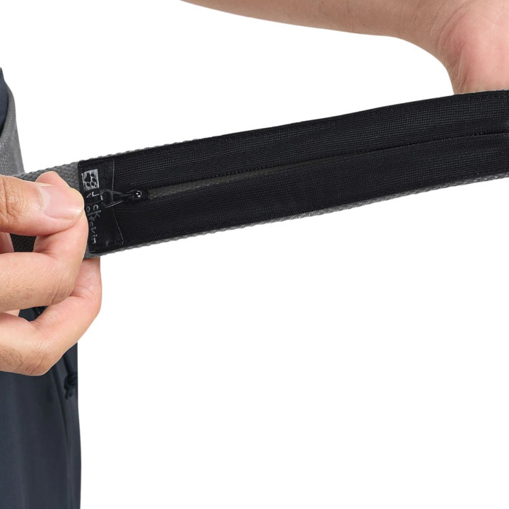 Pasek ze skrytką JACK WOLFSKIN Hidden Belt dark grey