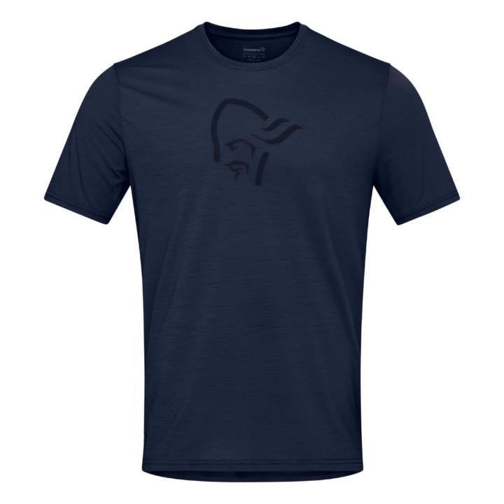 Koszulka NORRONA Femund Equaliser Merino T- Shirt Men indigo night