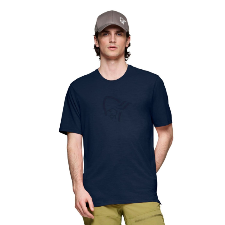 Koszulka NORRONA Femund Equaliser Merino T- Shirt Men indigo night