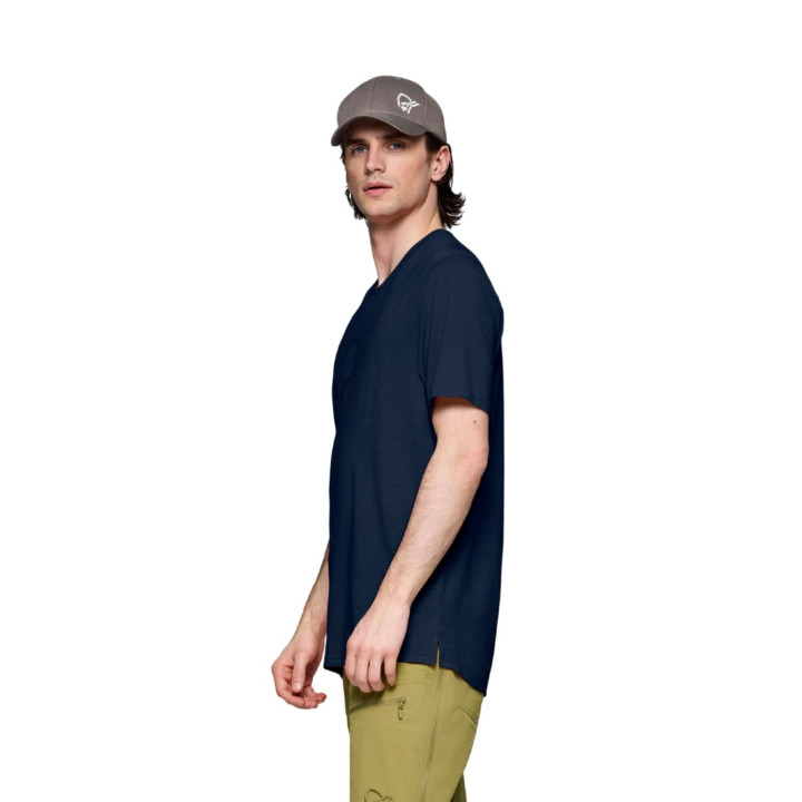 Koszulka NORRONA Femund Equaliser Merino T- Shirt Men indigo night