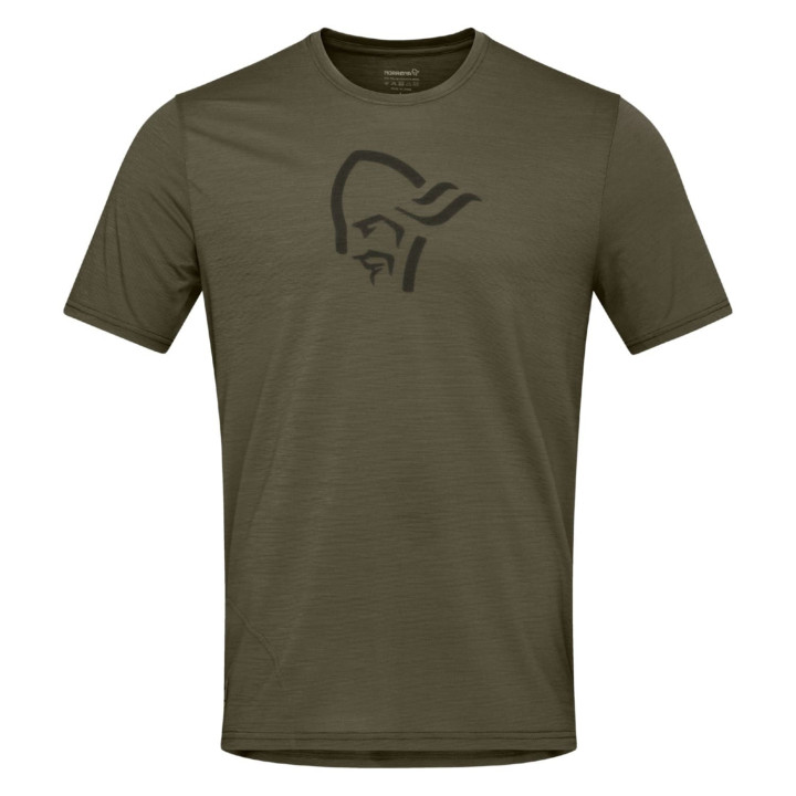 Koszulka NORRONA Femund Equaliser Merino T- Shirt Men olive night