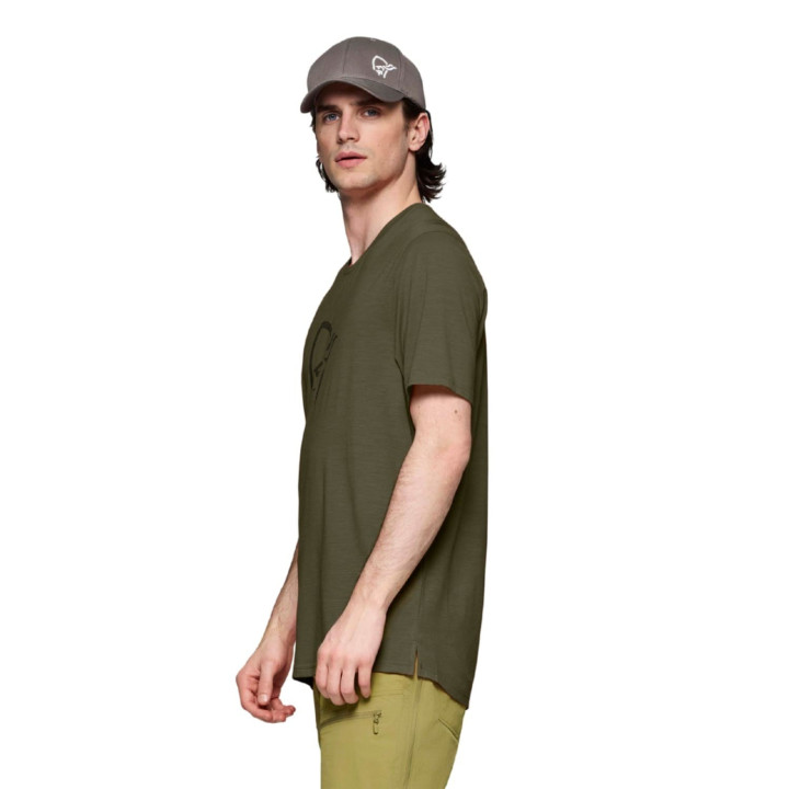 Koszulka NORRONA Femund Equaliser Merino T- Shirt Men olive night