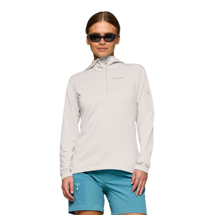 Bluza NORRONA Falketind Warm1 Hood Women oatmeal