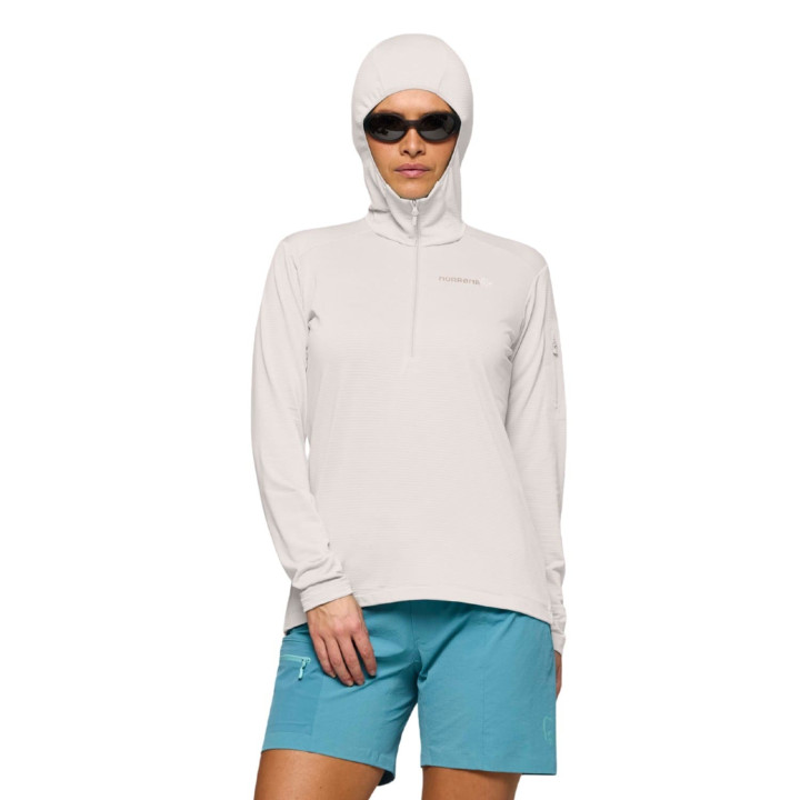Bluza NORRONA Falketind Warm1 Hood Women oatmeal