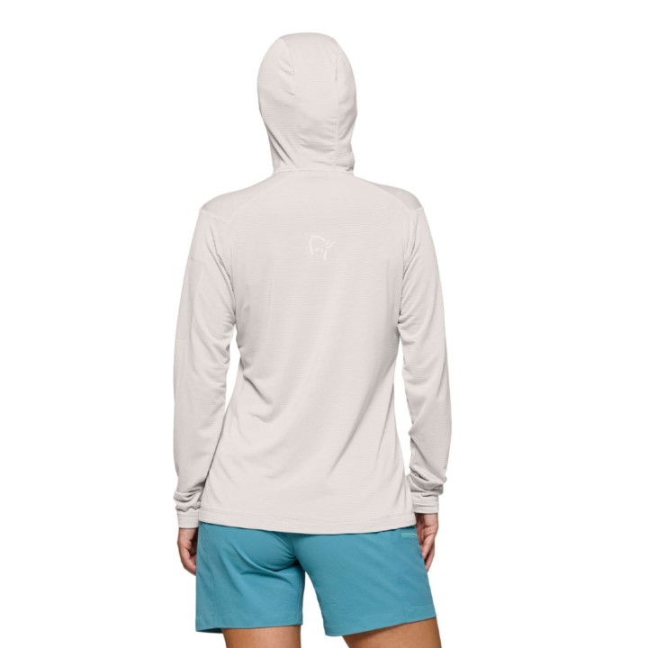 Bluza NORRONA Falketind Warm1 Hood Women oatmeal