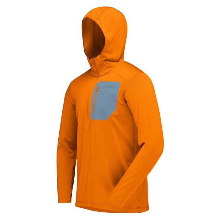 Bluza NORRONA Falketind Warm1 Hood Men exuberance/trooper