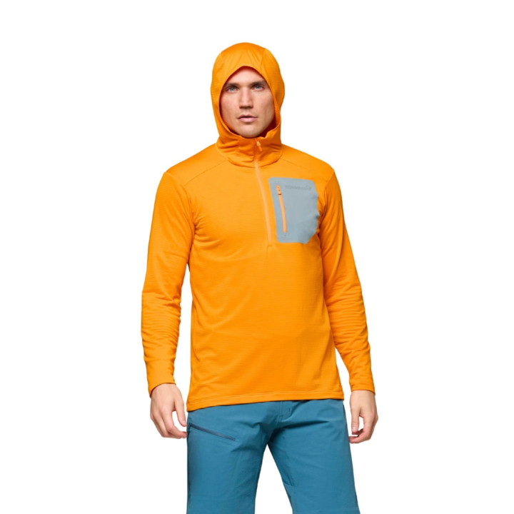 Bluza NORRONA Falketind Warm1 Hood Men exuberance/trooper