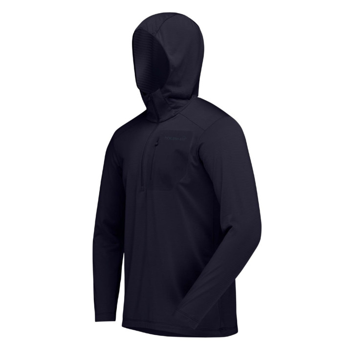Bluza NORRONA Falketind Warm1 Hood Men caviar black