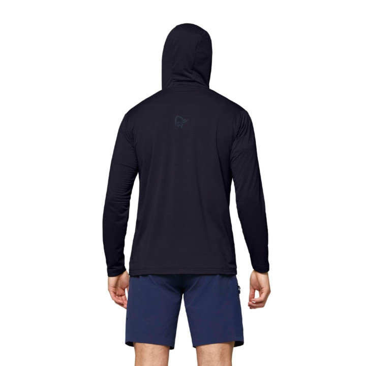 Bluza NORRONA Falketind Warm1 Hood Men caviar black